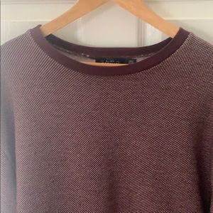 TopMan sweater maroon colored